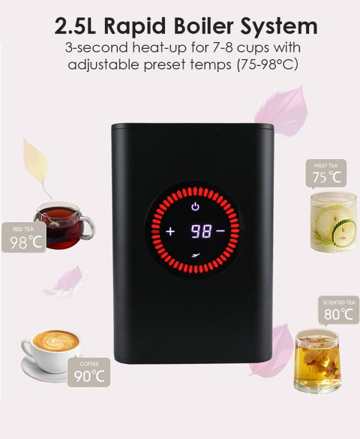 KYOTO 4 IN 1 Boiling Water Tap | 2.4L Rapid Boiler System | C-Shape Design - Image 8