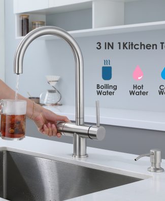 OSAKA 3in1 Boiling Water Tap Stainless Steel