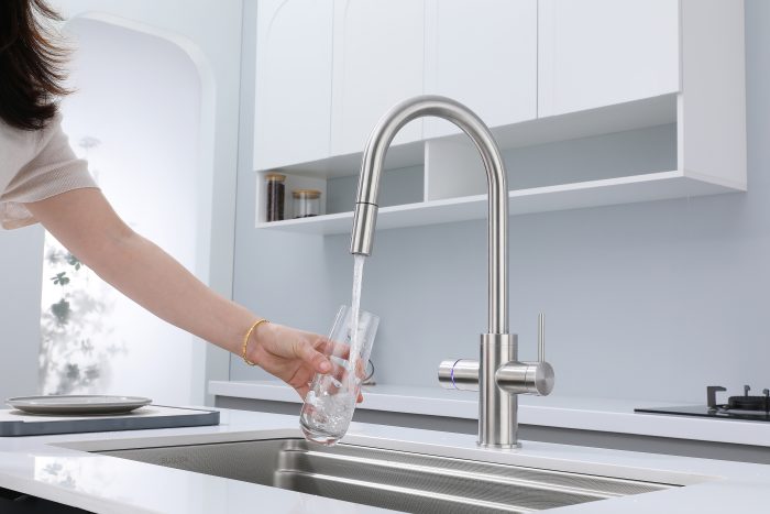 LED 6 in 1 Boiling Water Tap Chilled Sparkling Water Tap Knob Control Pure Water Faucet for Kitchen Sink - Image 5
