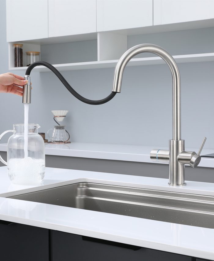 TOKYO 6-IN-1 Boiling Water Tap Sparkling Chilled Water Stainless Steel - Image 3