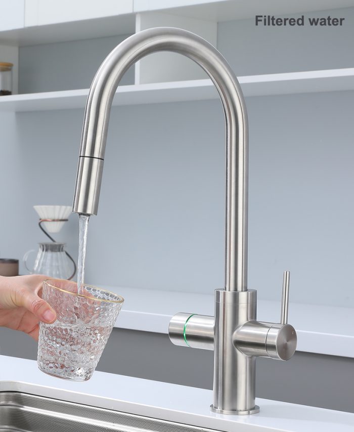 TOKYO 6-IN-1 Boiling Water Tap Sparkling Chilled Water Stainless Steel - Image 8