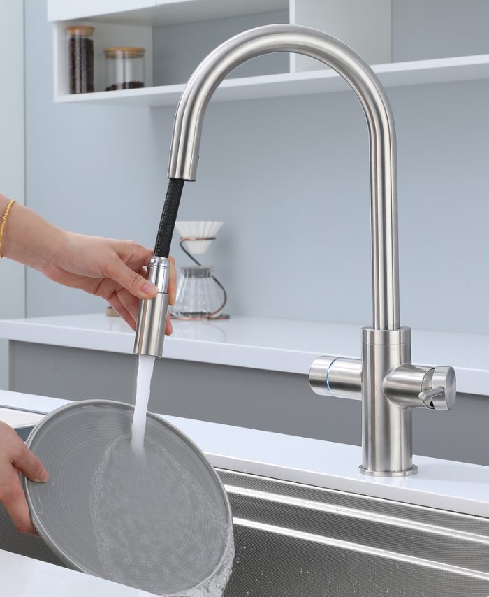 TOKYO 6-IN-1 Boiling Water Tap Sparkling Chilled Water Stainless Steel - Image 10