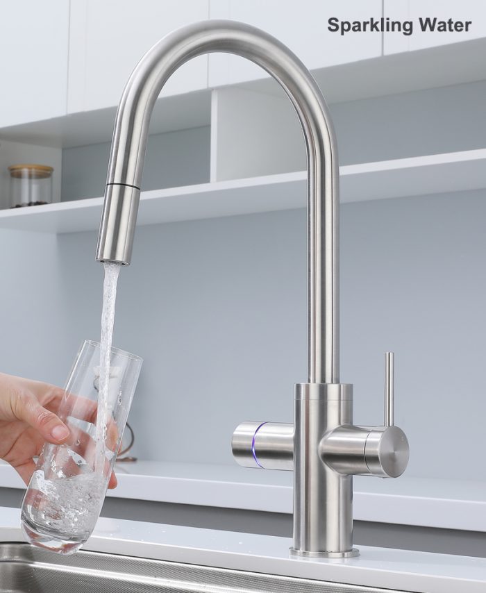 TOKYO 6-IN-1 Boiling Water Tap Sparkling Chilled Water Stainless Steel - Image 9